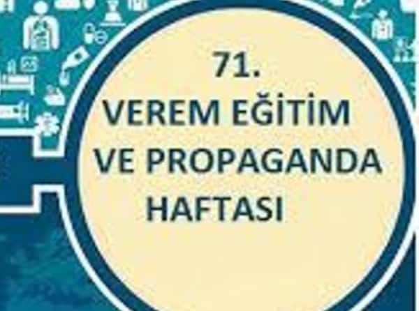 71.Verem Eğitimi ve Propaganda Haftası
